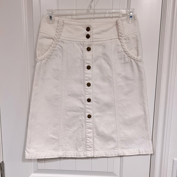 H&M Skirts Hm Denim Skirt With Braided Details Poshmark